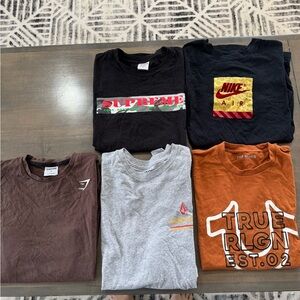 T-Shirt Bundle - Supreme, Nike, Gymshark
